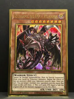 Yu-Gi-Oh! TCG Destiny Hero - Plasma Maximum Gold: El Dorado MGED-EN007 1st... - Image 1