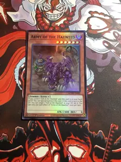 x1 Army of the Haunted - MZMU-EN002 - Super Rare - 1st Edition Yu-Gi-Oh! M/NM - Image 1
