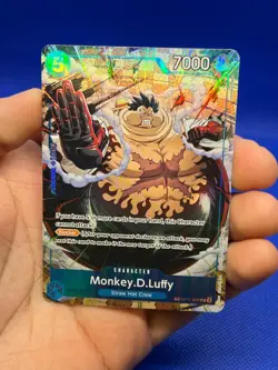 One Piece Carrying On His Will Monkey D Luffy OP11-058 Treasure Rare NM - Image 2