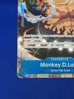 One Piece Carrying On His Will Monkey D Luffy OP11-058 Treasure Rare NM - Image 4