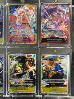 ONE PIECE TCG Lot - Monkey D.Luffy, Sanji Mint Set - Image 2