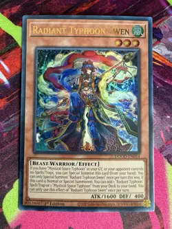 Konami Medius the Pure & Radiant Typhoon Swen 1st Edition 2 Cards **NEAR MINT** - Image 3