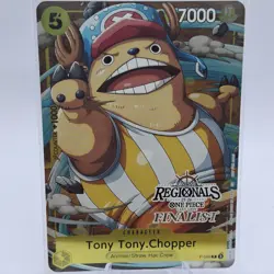 Tony Tony Chopper P-089 2025-26 Regionals ONLINE Finalist Promo One Piece Card - Image 2