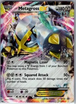 Metagross EX (Shiny) XY34 XY Promos - Pokemon Card - MP - Image 1