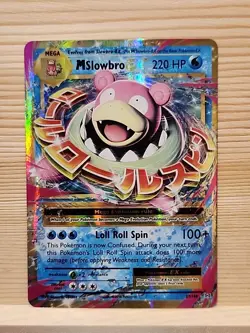 Pokemon TCG M Slowbro EX Mega XY Evolutions Ultra Rare Holo Card 27/108 2016 - Image 1