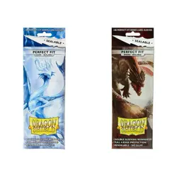 Dragon Shield Perfect Fit Sealable Smoke+Clear Card Sleeves Standard 100ct - Image 4