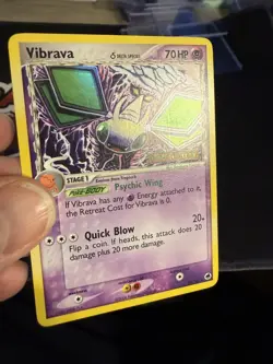 Vibrava 24/101 Rare Reverse Holo Dragon Frontiers Stamped Pokemon Card - Image 2