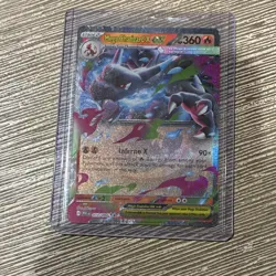 Mega Charizard X EX Rare Holo 013/094 Phantasmal Flames Pokemon TCG Card - Image 1