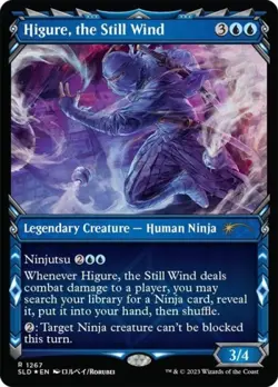 Higure, the Still Wind (Halo Foil) -Foil Light Play MTG Secret Lair - Image 1