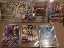 Pokemon Cards Lot Of 7 SIR/Double Rare Phantasmal Flames Destined Rivals Mega - Image 1