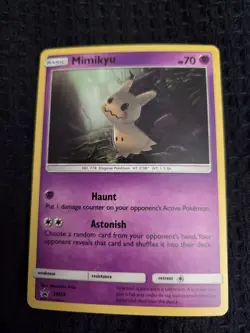 Pokemon TCG Mimikyu SM Promo SM29 Holo Basic 70HP Ghost Type English Card - Image 1