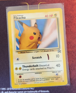 Pokemon Card - Pikachu (SNAP) #26 WoTC Black Star Promo - Image 3