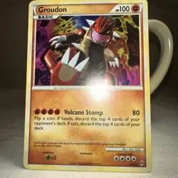 Pokemon Groudon TCG Call of Legends Holo Card 6/95 Rare - Image 2