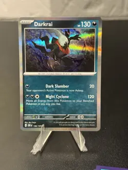 HOLO Darkrai 136/197 NM Obsidian Flames Scarlet Violet Pokemon Card - Image 1