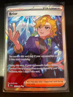 Briar 163/142 Pokemon Card- Near Mint- Stellar Crown - Image 1