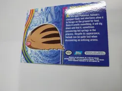 MINT Swinub #220 Holo Pokemon Topps Johto Series 1 Card Rare Full Art Cute Foil - Image 4