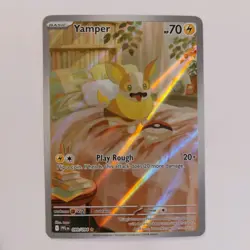 2025 Pokemon Phantasmal Flames - YAMPER illustration Rare Card #99/94 - Image 1