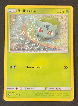 Bulbasaur 1/73 General Mills Promo Holo Shining Legends 2017 Pokemon TCG Card NM - Image 1