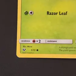 Bulbasaur 1/73 General Mills Promo Holo Shining Legends 2017 Pokemon TCG Card NM - Image 2