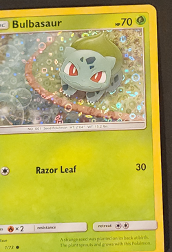 Bulbasaur 1/73 General Mills Promo Holo Shining Legends 2017 Pokemon TCG Card NM - Image 4