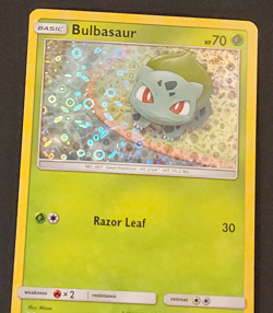 Bulbasaur 1/73 General Mills Promo Holo Shining Legends 2017 Pokemon TCG Card NM - Image 5