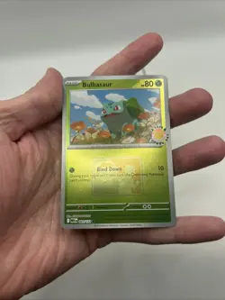 001/132 Bulbasaur 2026 Pokemon Day League Stamped Promo Card Mega TCG Play - Image 4