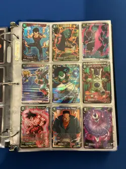 Bandai Dragon Ball Super Card Game Binder Lot UC+C+PR ~180 foil cards - Image 4