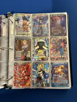 Bandai Dragon Ball Super Card Game Binder Lot UC+C+PR ~180 foil cards - Image 5