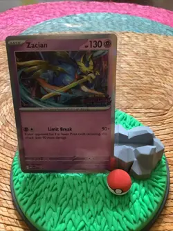 Zacian 015 Holo Promo (Near Mint, Phantasmal Flames Pre-Release Holo-Card) - Image 1