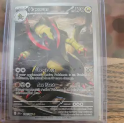 Pokemon Haxorus 147/086 Sv: Black Bolt Holo Illustration Rare 170 HP Axe Blast - Image 1