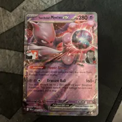 Team Rocket's Mewtwo Ex Play Pokemon Prize Pack Series 8 - Image 1