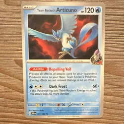 Pokemon Team Rocket's Articuno Destined Rivals Rare Card 051/182 Basic 120 HP - Image 1