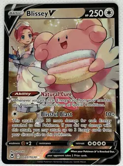 Pokemon Sword & Shield Silver Tempest Trainer Gallery Blissey V TG22/TG30 - Image 1