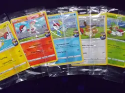 Pokemon Futsal On The Ball Football set, 5 Promo cards all Sealed - Image 2