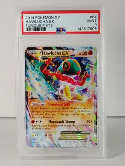 Hawlucha EX - Ultra Rare - XY Furious Fists - POKEMON 2014 - 64/111 - PSA 9 - Image 1