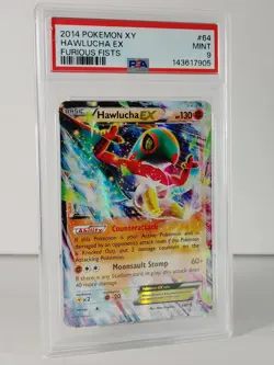 Hawlucha EX - Ultra Rare - XY Furious Fists - POKEMON 2014 - 64/111 - PSA 9 - Image 2