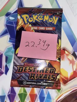 (VERY HEAVY) 22.39g Pokemon TCG Destined Rivals Booster Pack (SEALED)✅ - Image 2