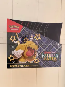 Pokemon TCG Paldean Fates Tech-Sticker Collection Sealed Display Case of 12 - Image 4
