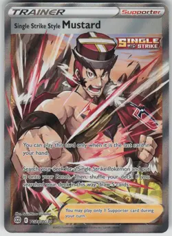 Pokemon Single Strike Style Mustard Brilliant Stars Trainer Gallery TG28/TG30 - Image 1
