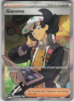 Pokemon TCG Giacomo Ultra Rare SV02: Paldea Evolved 252/193 - Image 1