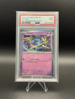 Pokemon Phantasmal Flames Prerelease Staff Promo PSA 10 And 9 Sequential Set - Image 4
