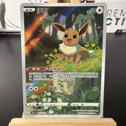 Eevee 0115/15 Pokemon S-Chinese Gem Pack Vol 2 CBB2C Exclusive Full Art - Image 1