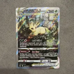 Pokemon TCG Crown Zenith Leafeon VSTAR Alt Art GG35/GG70 - Image 1