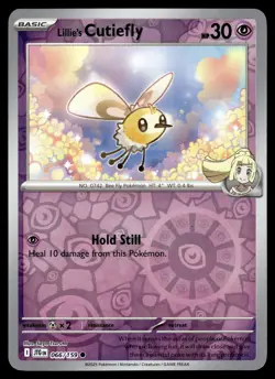 LILLIE'S CUTIEFLY 066/159 Common Journey Together Pokemon Reverse Holo NM - Image 1