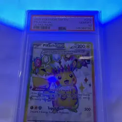 Pokemon TCG Pikachu ex 219/191 Surging Sparks Ultra Rare PSA 10 - Image 3