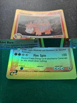 Pokemon EX Ruby Sapphire Camerupt Reverse Holo Rare 4/109 EXC-NEAR MINT - Image 2