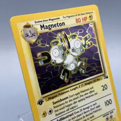 Magneton 11/62 - Fossil - 1st Edition Rare Holo - Pokemon TCG - Image 1