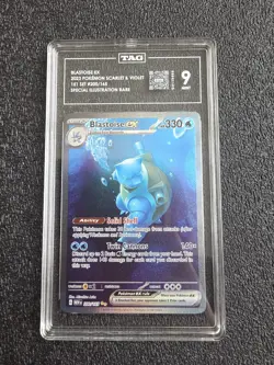 Blastoise ex 200/165 TAG 9 Special Illustration Pokemon 151 Scarlet & Violet TCG - Image 1