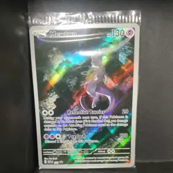 Pokemon TCG 151 UPC Promo Set Mew 053, Mewtwo 052, Metal Mew 205 New Sealed - Image 3