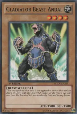 Gladiator Beast Andal - LCGX-EN223 - Common - Unlimited Edition - Lightly Played - Image 1